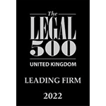 Legal 500 logo for leading firm 2022