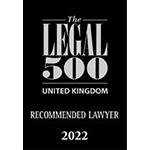 Legal 500 – Recommended Lawyer 2022