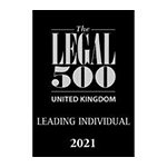 Legal 500 – Leading Individual 2021